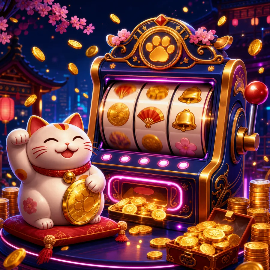 Ilustrasi edukasi untuk Sakura Fortune RTP: Cara Baca RTP, Volatilitas, dan Fitur Game
